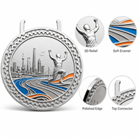 Medaglia Sportiva Personalizzata HS Brand in Lega di Zinco, Stampa UV 3D, Colori Vivaci, Ordine all'Ingrosso, Premio per Attività Studentesche, Campus