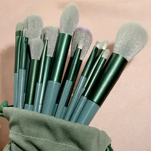 Ensemble de pinceaux de maquillage pour cheveux naturels 2023 vente en gros ensemble de pinceaux de maquillage professionnel de haute qualité