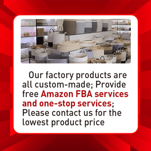 Xinyide bé giặt giỏ gấu bông trang trí dây thừng lưu trữ đồ chơi Giỏ dệt bé mẫu giáo cản trở với xử lý - Product Image 4