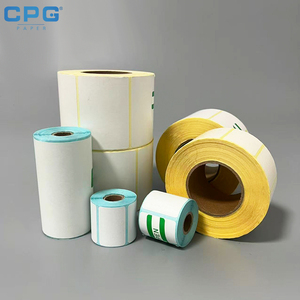 กระดาษสติกเกอร์แบบม้วนสำหรับพิมพ์ความร้อน ขนาด 40x30 มม. 57x55 มม. ราคาดีที่สุด ฉลากความร้อนโดยตรงสำหรับใบส่งของและฉลากที่อยู่ - Product Image 1