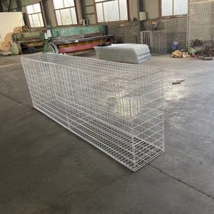 Gabion en treillis métallique galvanisé Gabion décoratif pour mur <span class=keywords><strong>de</strong></span> soutènement Plate-forme <span class=keywords><strong>de</strong></span> <span class=keywords><strong>jardin</strong></span> Clôture Gabion en treillis soudé vendu en <span class=keywords><strong>France</strong></span> - Product Image 1