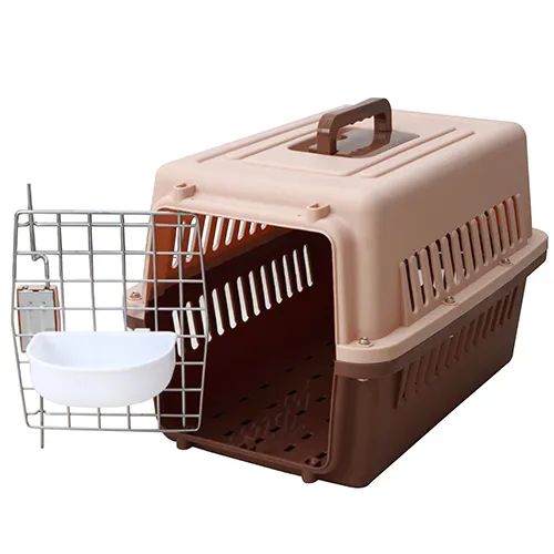 Pet Travel & Outdoors Pet Carrier Bag Cat Dog Plastic House Pet Cages、Carriers