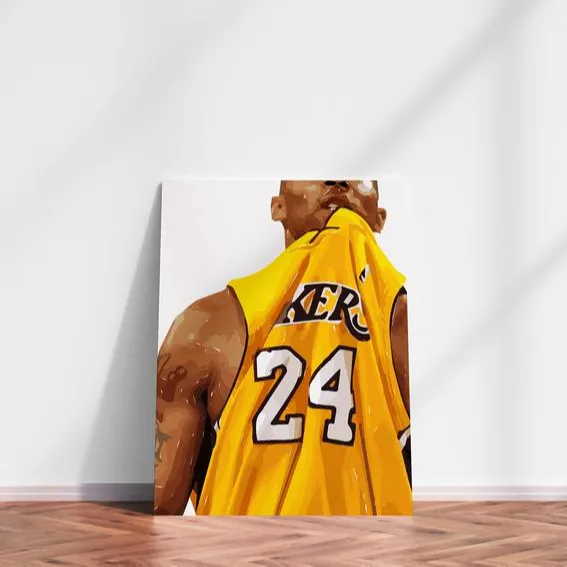 Bryant Poster Memory Black Mamba Canvas Print Basketball Wall Art Bedroom Sport Picture Fan Art for home decor