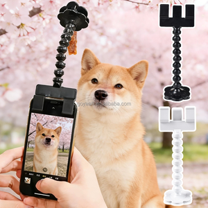 Accessoire de photographie pour animaux de compagnie : Clip universel pour friandises pour chien et chat, support de <span class=keywords><strong>téléphone</strong></span> portable et jouet pour selfie - Product Image 1