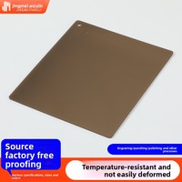 Plaque en plastique à surface lisse Modèle 18 Vente en gros Acrylique nacré personnalisé pour la résine