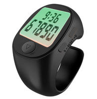Anneau de doigt Compteur de doigts Temps lumineux Même écran Bouton muet Compteur Tally Counter Tasbih