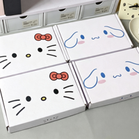 Boîtes en carton rigide réutilisables à thème animalier avec revêtement UV, pelliculage brillant, gaufrage, emballage écologique personnalisable pour Pâques