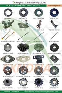 Pièces détachées pour moissonneuse-batteuse Worldstar Fm World Ruilong Track Machine Gam, incluant : Protection de couteau d'injecteur, Ventilateur, Boîte de vitesses, Courroies, Arbre de batteuse, 88 ch - Product Image 3