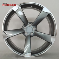 Jantes Oz Wheels 19*8.5 Aftermarket 4 pièces 5x112 ET33 en aluminium forgé à cinq branches, nouvelles jantes 25mm 20mm finition noire, garantie 2 ans