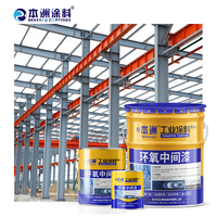Revêtement liquide acrylique flexible haute densité anticorrosion Benzhou avec protection contre la pulvérisation de sel pour le fret conteneurisé
