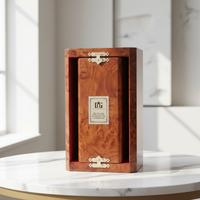 Boîte cadeau magnétique de luxe écologique en carton, finition brillante/mate, gaufrage, revêtement UV, recyclable, ouverture à double porte