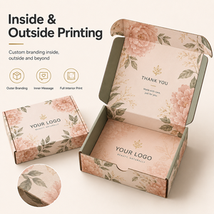 Caja de Cartón Corrugado Personalizada con Logotipo OEM SHINY, con Pegatinas Troqueladas para Envíos de <span class=keywords><strong>Calzado</strong></span> de Lujo - Product Image 3