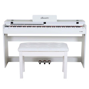 <span class=keywords><strong>Piano</strong></span> Digital Vertical Beisite 186, Teclado <span class=keywords><strong>MIDI</strong></span> Portátil para Niños, Set de Batería, Órgano Electrónico Profesional - Product Image 2