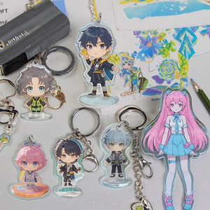Factory Custom Acrylic <b>Keychain</b> Double Sided Printed Clear Acrylic Charm Personalized Logo <b>Anime</b> Key Ring Promotional Gift OEM O - Product Image 6