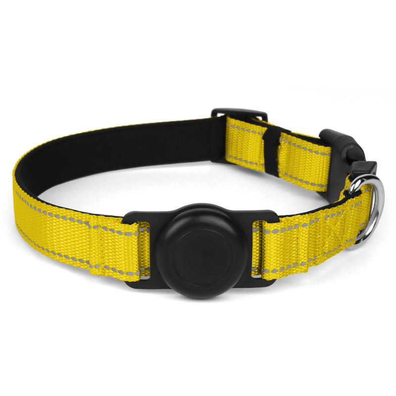 Version améliorée avec étui de protection Airtag en jaune