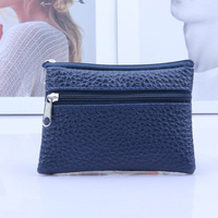 Promotions Petits Portefeuilles Porte-Monnaie en Cuir PU Sacs à Argent Porte-Monnaie Colorés avec Fermeture Éclair Poche Avant pour Femmes, Dames, Filles