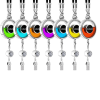 Diffuseur de parfum de voiture, 50 pièces, Logo personnalisé, rétroviseur suspendu, diffuseur de parfum avec diamants