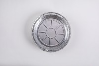 Conteneur en aluminium jetable personnalisé TAC, rond de 9 pouces, résistant au four, qualité alimentaire, avec couvercle en plastique PP, pour riz cuit au barbecue