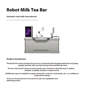 <b>Fully</b> <b>Automatic</b> Commercial Robot <b>Coffee</b> Console Smart Collaborative for Bar Milk Tea Shop with SDK Function Vending <b>Machines</b> - Product Image 2