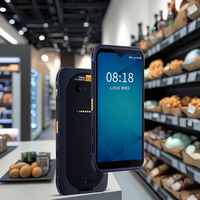 Computadora de mano PDA 4 + 64GB Android 12 Octa-core 2,2 Ghz CPU Código QR Escáner de código de barras IP67 Terminal móvil con estado de stock