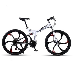 Bicicleta Plegable de Montaña de 26 Pulgadas, Lista para Enviar, 21 Velocidades, Freno de Disco, Acero - Product Image 1