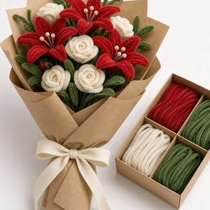 Kit de création de bouquets de fleurs, fournitures pour la fabrication de fleurs artificielles pour la décoration de mariage, les cadeaux d'anniversaire et la décoration de la maison - Product Image 5