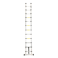 Échelle pliante de haute qualité de 3,8 m, capacité de 225 lb, échelle télescopique multifonction avec certification CE/EN131