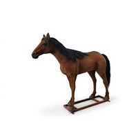 Cheval animatronique grandeur nature, modèle d'animal mécanique, statue de présentation personnalisée pour la décoration des parcs, des centres commerciaux et des zoos