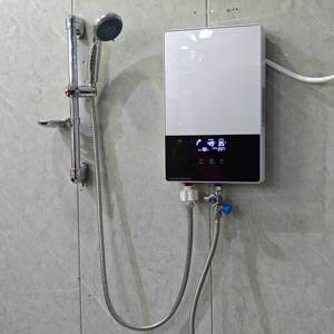 Tuya App 2024 eléctrico WiFi controlado 220V plástico sin tanque géiser ducha inteligente calentador de agua caliente LED para uso en hoteles al aire libre - Product Image 2
