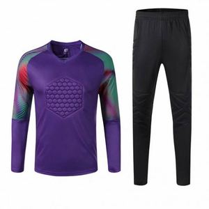 2026 High Quality <b>Red</b> Plus Size Soccer Goalkeeper Jersey Uniform 100% Polyester Quick Dry Breathable Hongyueyang HZ-173 Unisex - Product Image 2