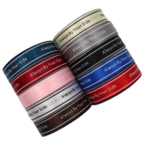 Factory <strong>Custom</strong> Printed <strong>Ribbon</strong> 2.5cm Clothing Silk <strong>Ribbon</strong> Gift Decoration <strong>Polyester</strong> <strong>Ribbons</strong> - Product Image 1