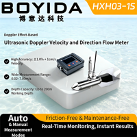 Instrument de mesure de la vitesse et de la direction du débit par ultrasons Doppler haute précision HXH03-1S (avec mesure de la profondeur) (calibrage des données)