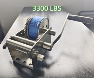 เครื่องกว้านมือเล็กแบบแมนนวลสามสปีดสำหรับงานหนัก316รถพ่วงเครื่องกว้านมือเล็กแบบพกพาทำจากสแตนเลส - Product Image 6