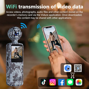 กล้องถ่ายภาพแบบพกพา 1080p เซ็นเซอร์ CMOS ถ่ายภาพกลางคืน ใช้งานกลางแจ้ง ระดับกึ่งมืออาชีพ แบบหนีบ พร้อม WiFi เครื่องบันทึกภาพแบบพกพา - Product Image 4