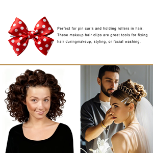 10 Pezzi Clip a Becco d'Anatra con Punta Singola da 4,5 cm, Fermagli per Capelli in Metallo Argentato per Extension - Product Image 4