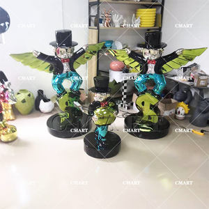 Escultura <span class=keywords><strong>de</strong></span> Fibra <span class=keywords><strong>de</strong></span> Vidrio <span class=keywords><strong>de</strong></span> Alta Calidad con Acabado Cromado Brillante, Figura <span class=keywords><strong>de</strong></span> <span class=keywords><strong>Sonic</strong></span>, Perro Globo <span class=keywords><strong>de</strong></span> Dibujos Animados, Escultura Pop Art <span class=keywords><strong>de</strong></span> Alec Monopoly - Product Image 3