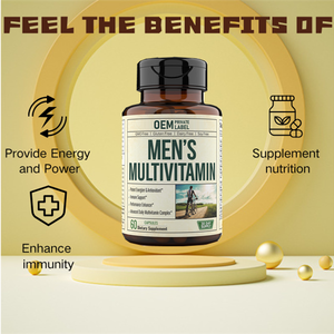 Capsules de multivitamines pour hommes avec multivitamines, supplément de multiminéraux pour l'énergie, la concentration et la performance - Product Image 5