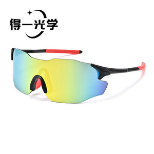 Gafas de Sol Deportivas para Ciclismo, Polarizadas, con Protección UV400, Marco Negro, Ligeras, para Uso en Exteriores - Product Image 4
