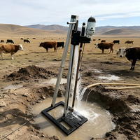 Machine de forage de puits d'eau électrique manuelle 2,5 kW, petite foreuse domestique, profondeur 40 m, trépan 100 mm pour puits peu profonds agricoles