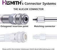 Adaptateur à ventouse Hismith 4,5 pouces avec système KlicLok, support universel pour dildo amélioré, disponible en 5 couleurs pour l'attache à une machine sexuelle