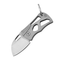 Couteau de survie pliable mini portable, manche en acier inoxydable 3cr13, couteau pliant, porte-clés, outil de camping en plein air