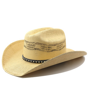 Chapeau Fedora tissé à la main Ecowalson, chapeau de cowboy western, chapeau de chevalier britannique vintage, casquette jazz pour hommes et femmes, chapeaux de fête - Product Image 4