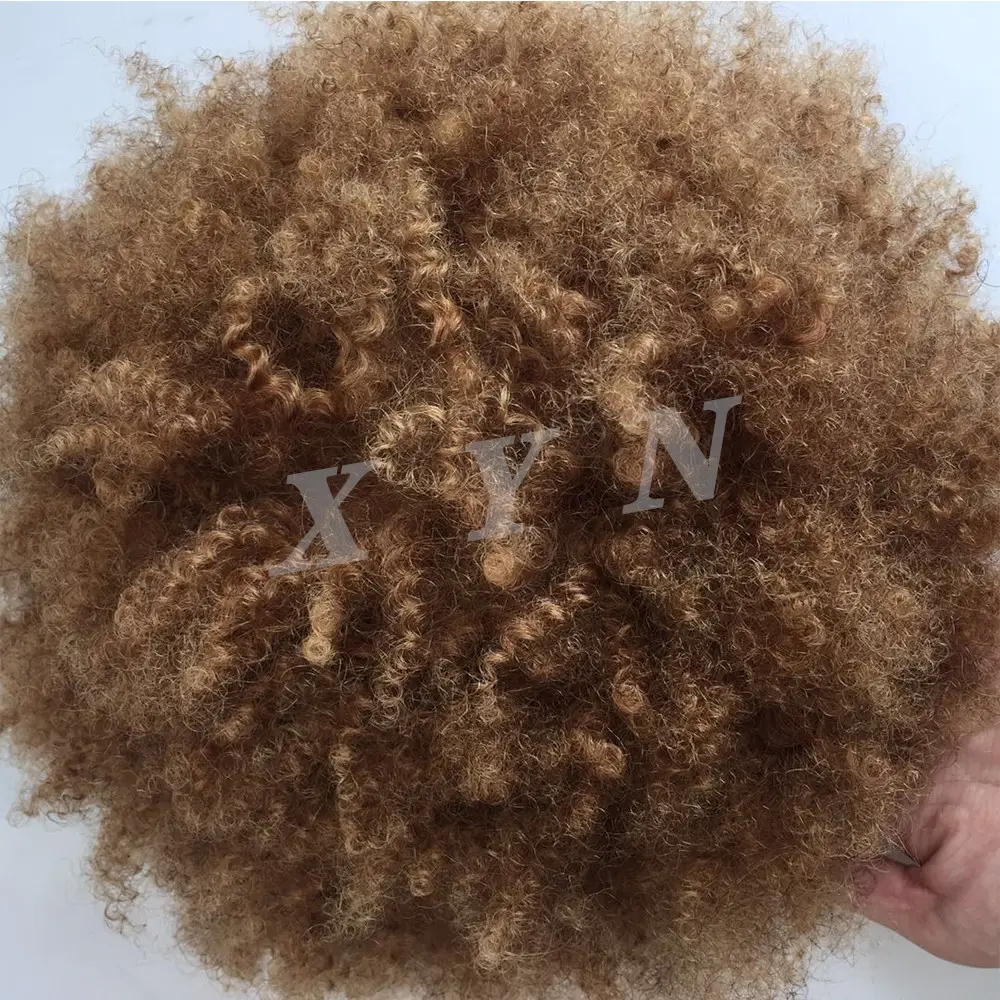 Afro Curly Color Men Hair Wig Natural Toupee New Style Unit Hair Replacement Colorful Men Wig Black People Fashion Wig