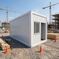 Maison conteneur préfabriquée modulaire en kit, installation facile pour dortoir de chantier, bureau temporaire