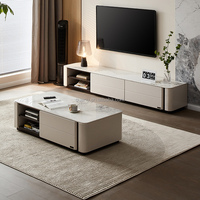 670263 Prix de gros Ensemble de meubles TV durables et table basse, idéal pour le salon et le bureau à domicile