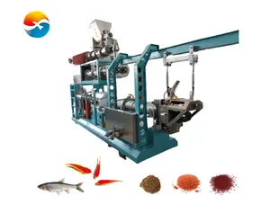 2024 Neuestes Design professioneller Hersteller 55 kW schwimmende Extruder für Fischfuttermittel Fischfuttermittel-Pellets Maschinen