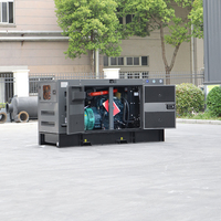 Generador diésel silencioso refrigerado por agua de baja potencia 9kw 10kw 15kva 50Hz 60Hz con motor Perkins del Reino Unido