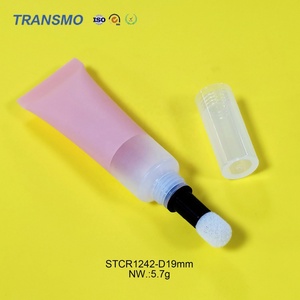 Emballage de crème pour les lèvres en tube à presser, crème pour les yeux, tête en mousse, tubes de cosmétiques à presser, tubes à rouge à lèvres, tubes à gloss - Product Image 5