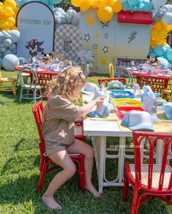 Silla Infantil Moderna Hecha a Mano de Mimbre Natural, Asiento Seguro para Niños, Decoración para Fiestas de Cumpleaños al Aire Libre, Muebles para Cuarto Infantil - Product Image 3