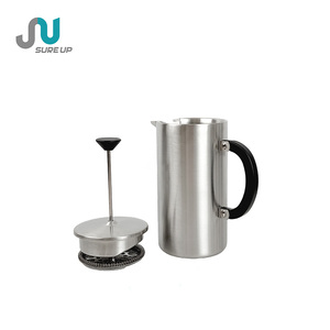 Cafetera Francesa de Acero Inoxidable de Alta Gama <span class=keywords><strong>con</strong></span> Asa y Tapa, Ecológica, Portátil, Aislamiento Térmico, Irrompible - Product Image 3